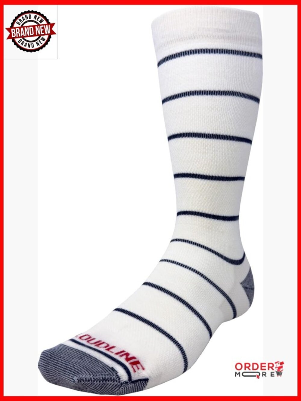 Merino Wool UL Graduated Compression Socks - Moisture Wicking, Anti-Blister,